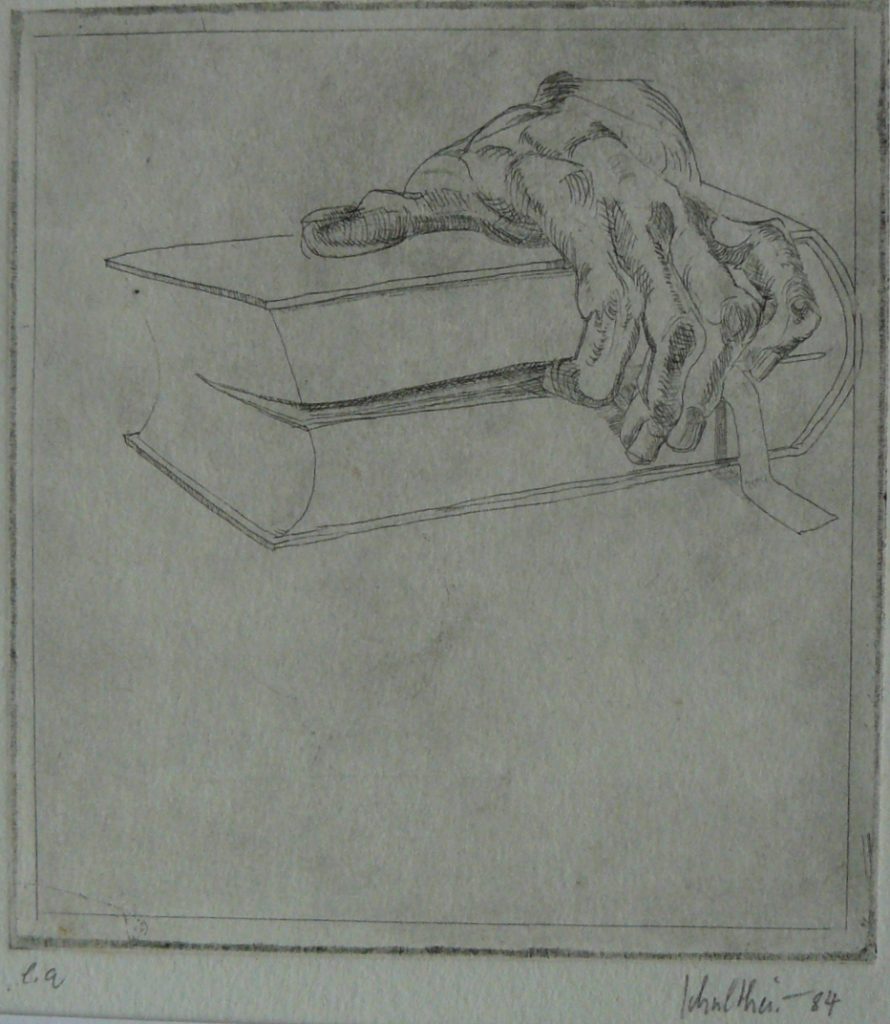 Bild Volker Schultheis | Hand mit Buch