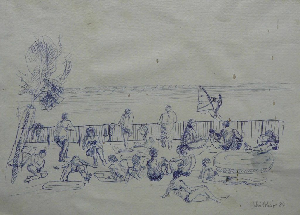 Bild Volker Schultheis | Gruppe am Strand 2