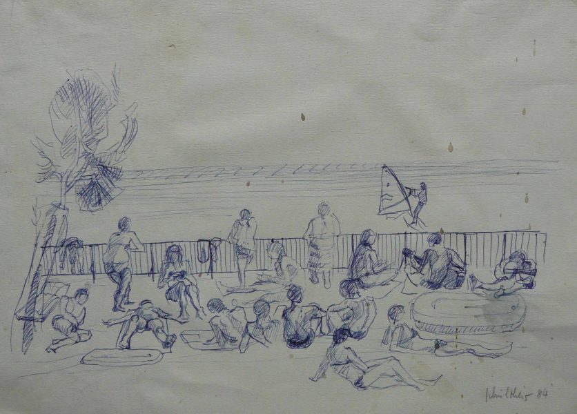 Bild Volker Schultheis | Gruppe am Strand 2