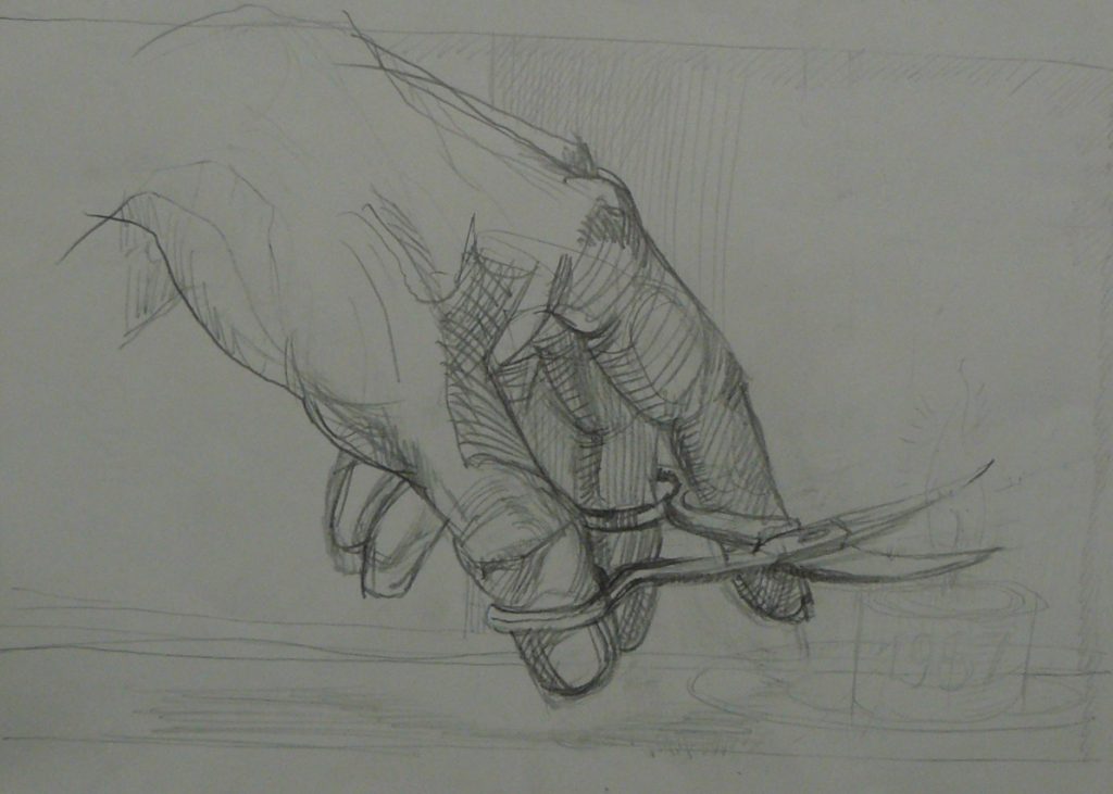 Bild Volker Schultheis | Hand mit Schere