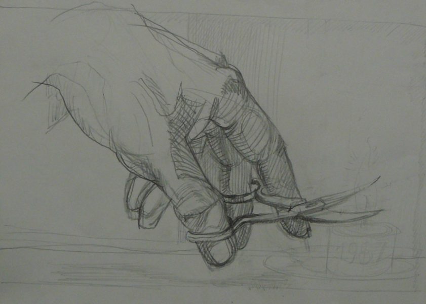 Bild Volker Schultheis | Hand mit Schere