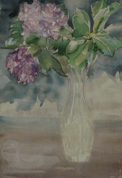 Bild Volker Schultheis | Olenanderblüte in Vase