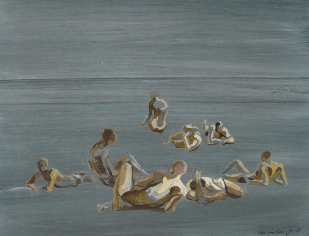 Bild Volker Schultheis | Liegende am Strand