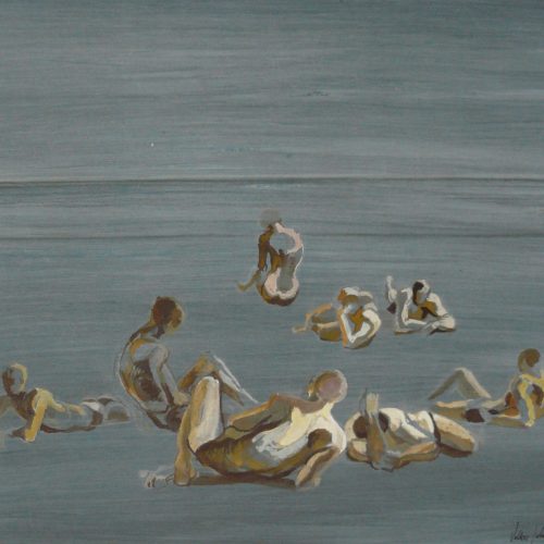 Bild Volker Schultheis | Liegende am Strand