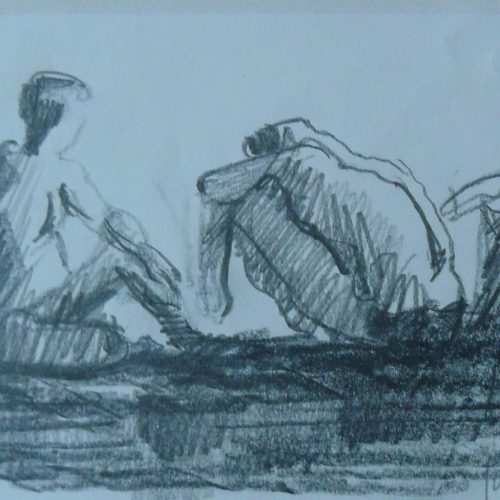 Bild Volker Schultheis | Sitzende am Strand