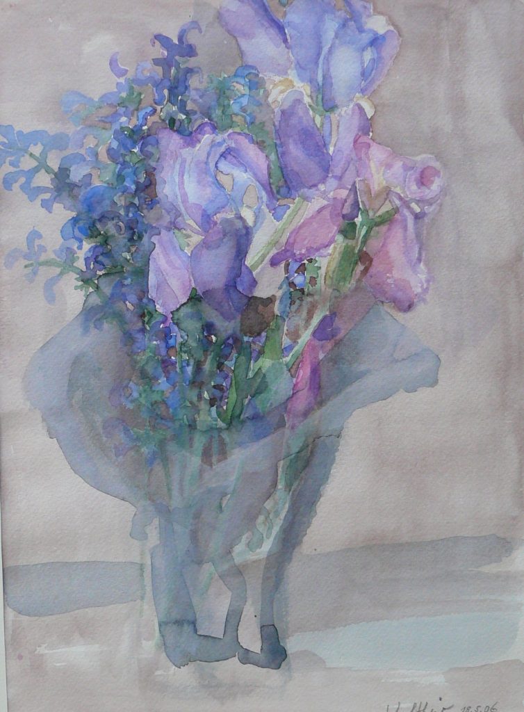 Bild Volker Schultheis | Vase mit Lila Blumen