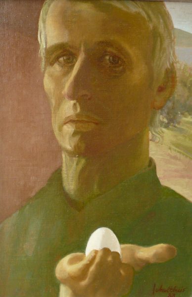 Selbstportrait mit Ei