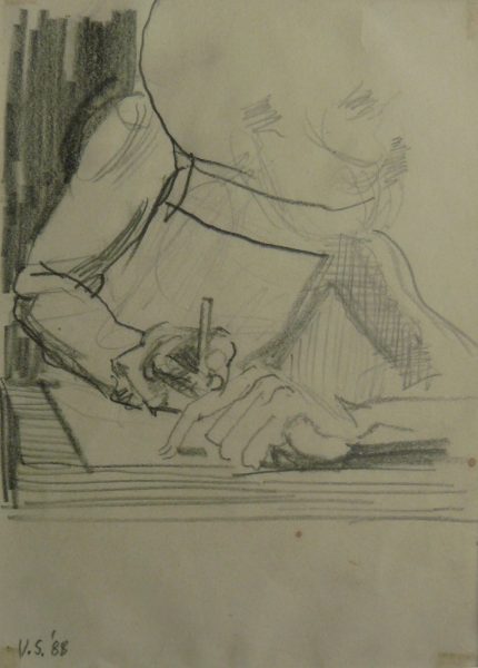 Bild Volker Schultheis | Skizze Maler