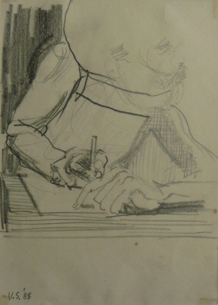 Bild Volker Schultheis | Skizze Maler