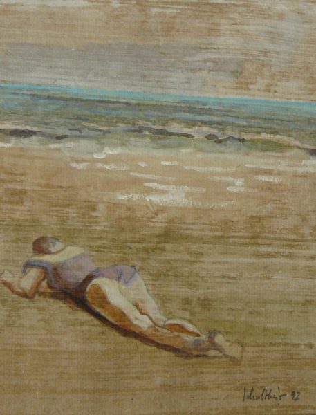 Schlafende am Strand