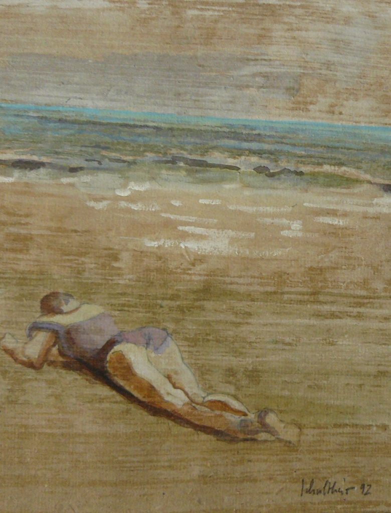 Schlafende am Strand