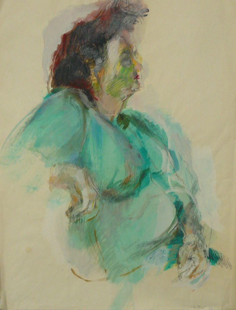 Bild Volker Schultheis | Frau in Grün