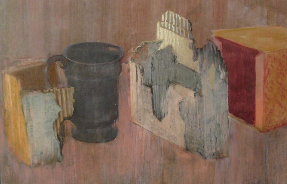 Bild Volker Schultheis | Abgebrannte Schachteln mit Tasse