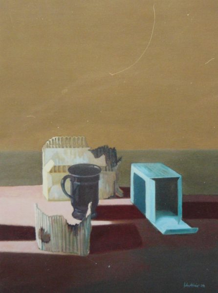 Bild Volker Schultheis | Abgebrannte Schachteln mit Tasse