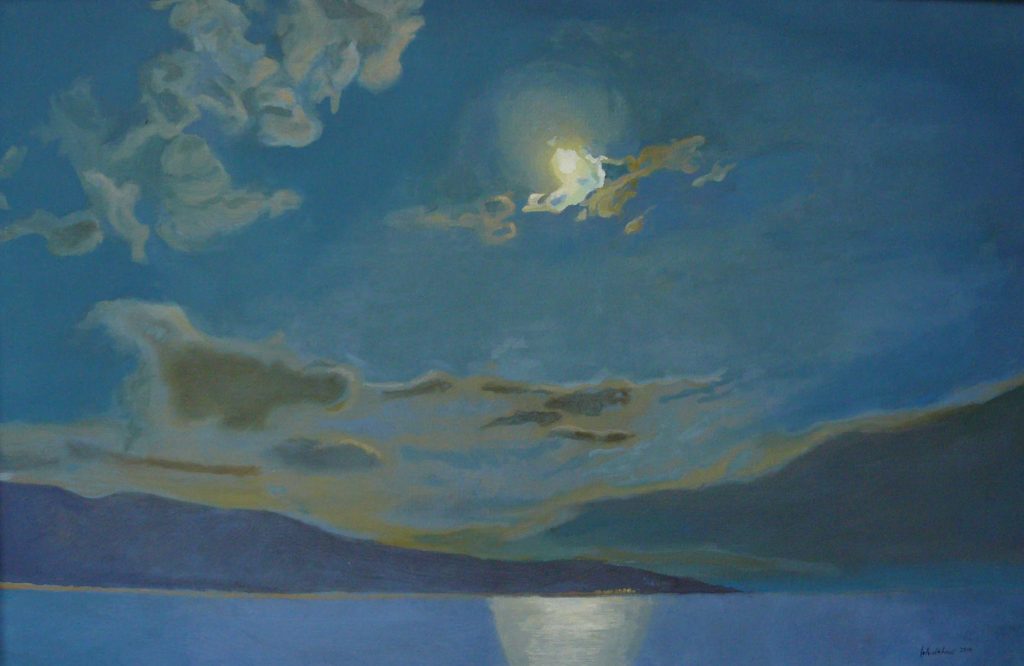 Bild Volker Schultheis | Mondnacht am See