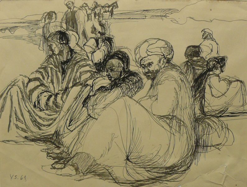 Bild Volker Schultheis | Sitzende Marokkaner