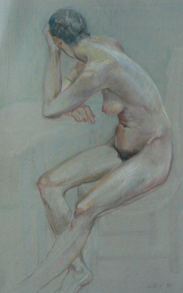 Bild Volker Schultheis | Sitzender Akt