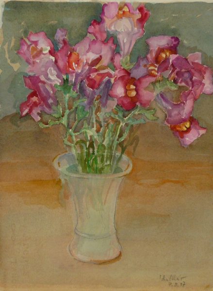 Bild Volker Schultheis | Rote Blumen in Vase