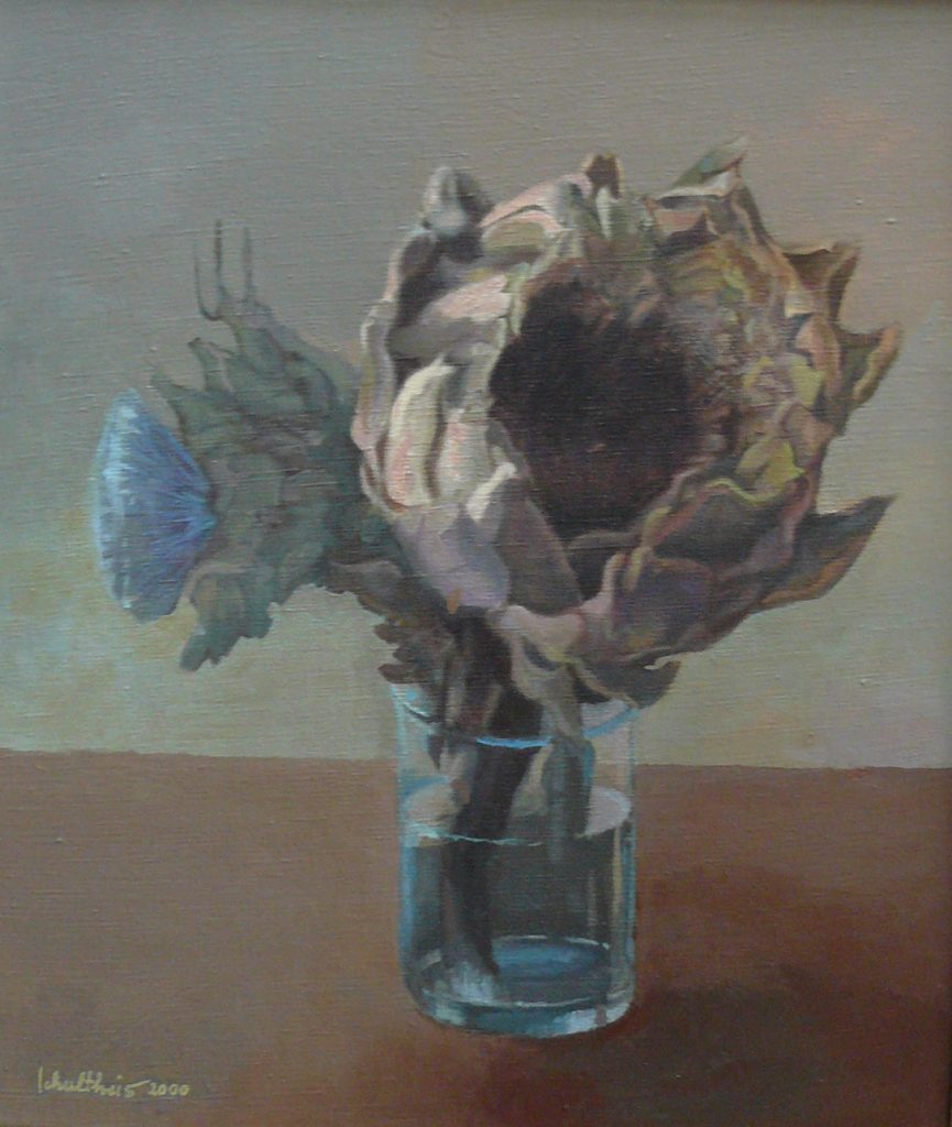 Bild Volker Schultheis | 2 Artischocken in Vase