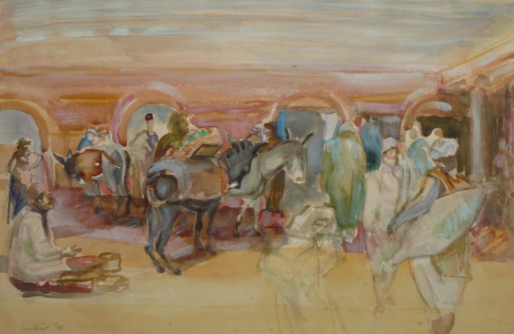 Bild Volker Schultheis | Vor dem Basar