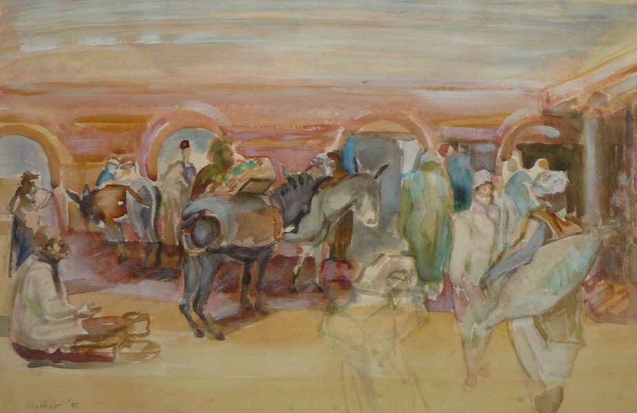 Bild Volker Schultheis | Vor dem Basar