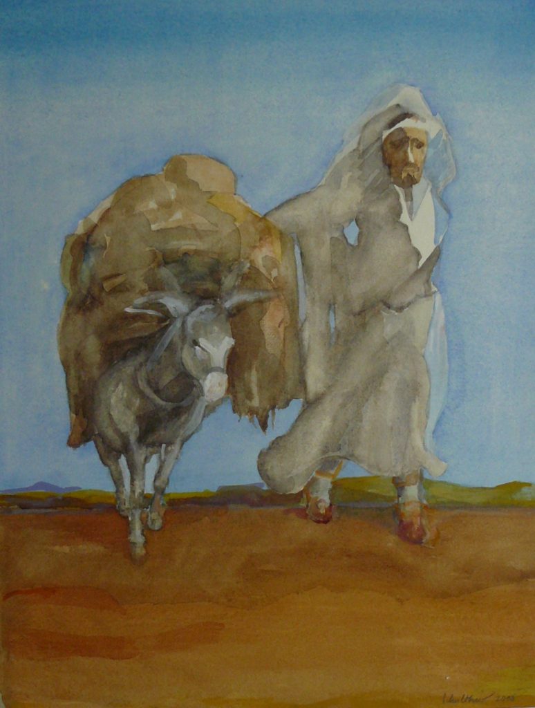 Bild Volker Schultheis | Marokkaner mit Esel