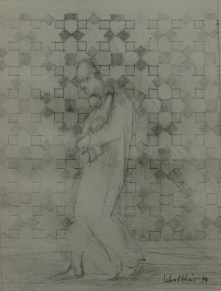 Bild Volker Schultheis | Marrokaner vor Mosaik