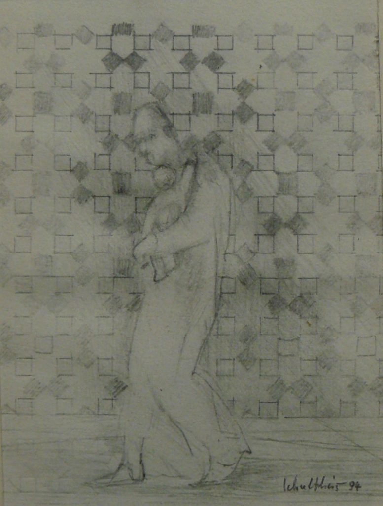 Bild Volker Schultheis | Marrokaner vor Mosaik