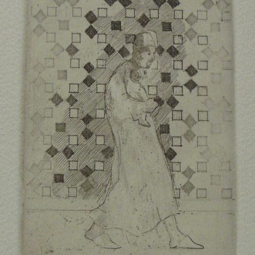 Bild Volker Schultheis | Mann vor Mosaik