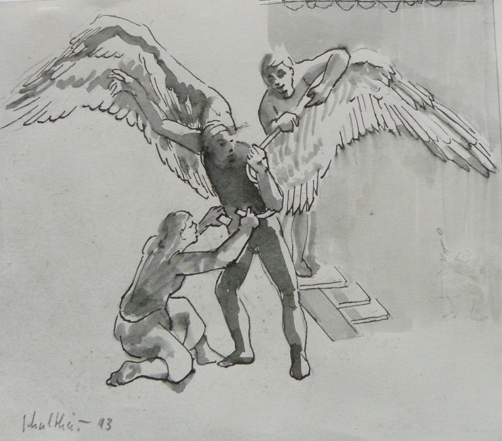 Bild Volker Schultheis | Ikarus beim Beflügeln