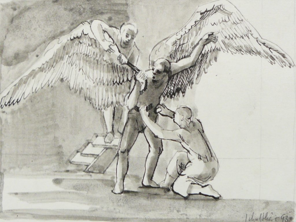 Bild Volker Schultheis | Ikarus beim Beflügeln