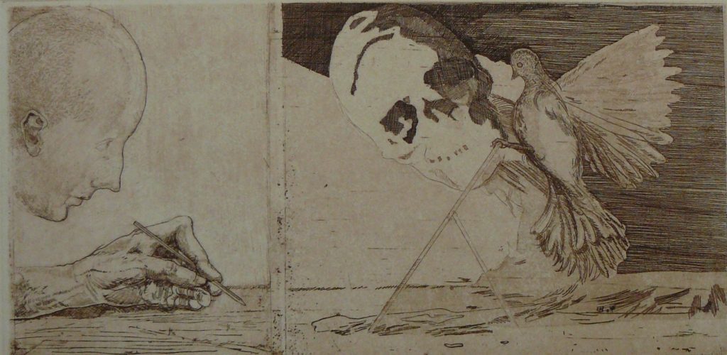 Bild Volker Schultheis | Tod mit Taube