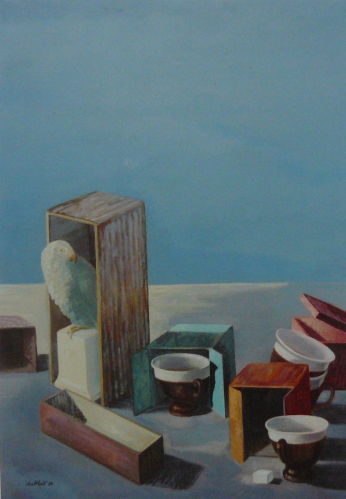 Bild Volker Schultheis | Schachteln mit Vogel