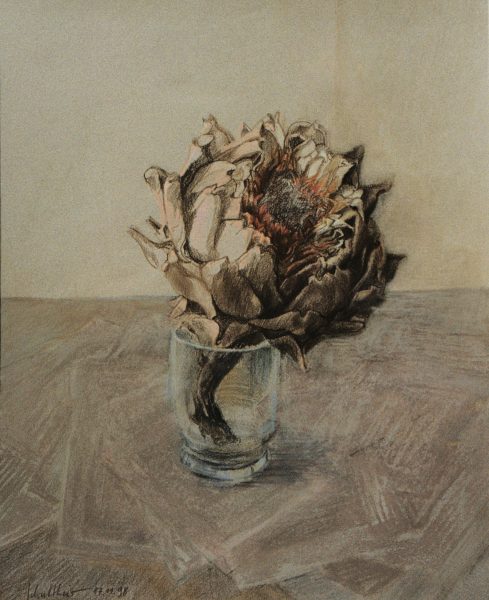 Artischocke in Vase