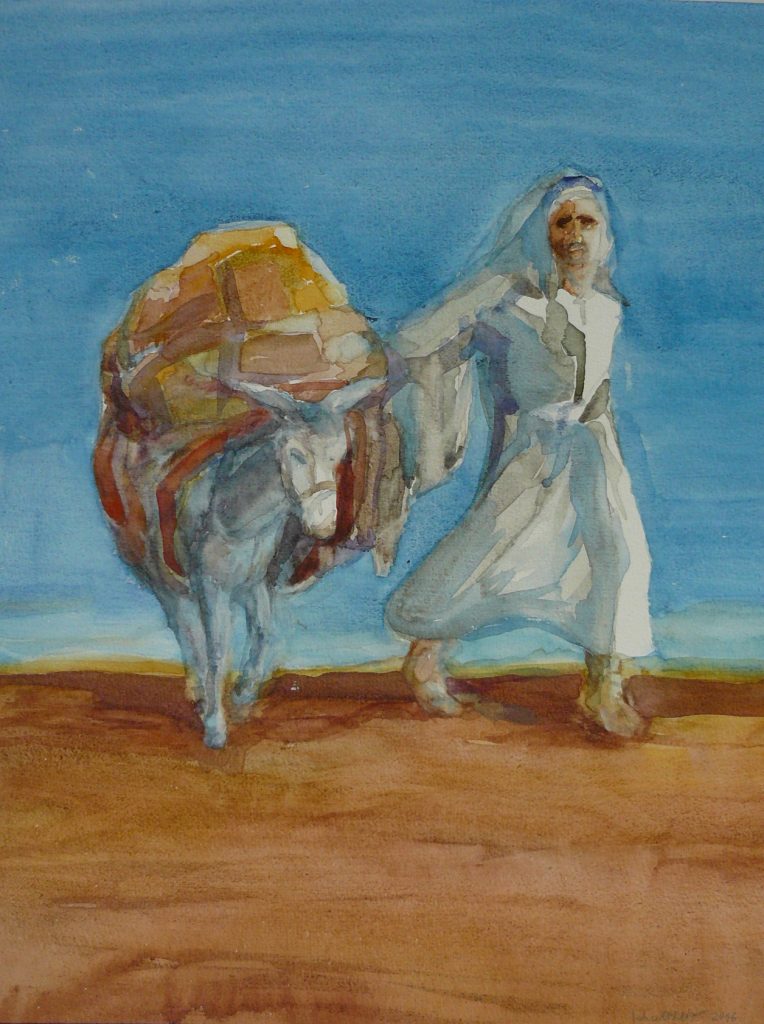 Bild Volker Schultheis | Marokkaner mit Esel