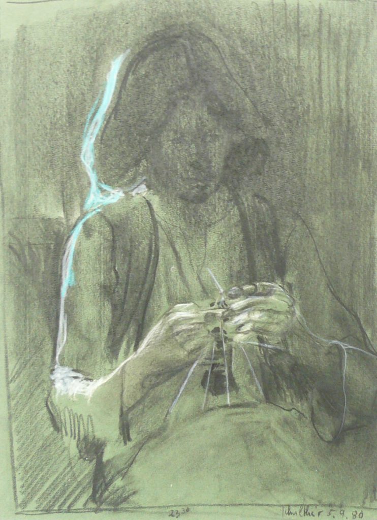 Bild Volker Schultheis | Malu strickend